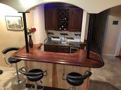 L shaped bar, live edge bar, bar countertops, 4 season room, chicago bars, bar tops, bar rail, coffee bars in kitchen, shop plans. 100 Completed Bars Using Bar Rail From Hardwoods Inc Ideas In 2020 Bar Rail Bar Top Bar Fronts