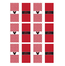 If you have a laser printer, you can use this glossy paper. Print Miniature Candy Bar Wrappers Minnie Mouse Printable Mini Candy Bar Wrappers Red Candy Bar Wrappers Bar Wrappers Chocolate Bar Wrapping