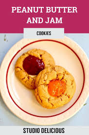 Peanut Butter And Jam Cookies Recipe Studio Delicious Recipe Jam Cookies Cookie Recipes Food