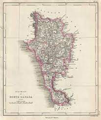 Find out more with this detailed interactive online map of karnataka provided by google maps. District Of North Canara Geographicus Rare Antique Maps