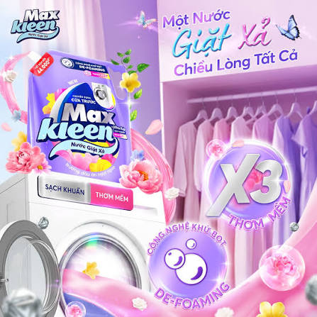 MỘT NƯỚC GIẶT XẢ CHIỀU LÒNG TẤT CẢ Đâu chỉ nàng kỹ tính, cả áo quần lẫn máy giặt cũng không dễ chiều, thế mà Nước giặt xả chuyên dụng cửa trước
