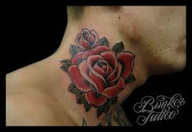 Then you need to check out these coolest neck tattoo for men. Rose Tattoo On Neck Rose Tattoo Hd