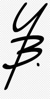 Yb.com is tracked by us since april, 2011. Yb Logo Calligraphy Clipart 3958199 Pinclipart