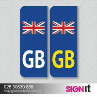 Magnetic gb stickers for cars. Aa Gb Magnetic Sticker For European Travel 5060114610101 Ebay