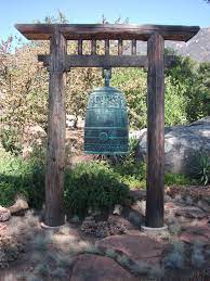 Vedanta Temple Bell Monticeto Zen Garden Design Asian Garden Meditation Garden
