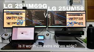 Check spelling or type a new query. Lg 25 Vs 29 Inch Ultrawide Monitor Comparison Youtube