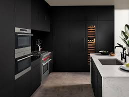 matte black kitchen cabinets custom