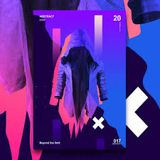 Gradient Portrait Concept Cloth Poster Fashion Poster Design Free Graphic Design Abstract