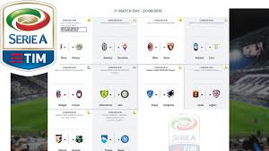 Consulta il calendario ufficiale delle partite serie a di oggi. Matchday 1 Fixtures Calendario 1 Giornata Serie A Tim 2016 17 Soccer Scores Football Results Youtube