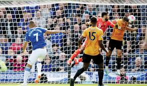 Everton have a good historical record against wolverhampton wanderers and have won 62 games out of a total of 135 matches played between the two teams. Richarlison Double Fires Everton Past Wolves Arab News