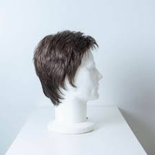 Colorazione e sfumature ma soprattutto per la cura che hanno per i nostri amati capelli,da quando frequento il salone elena federico . Parrucca Capelli Sintetici Corti Castano Da Uomo Leoni Zazzera