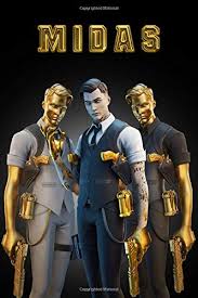 Dubbed as the legendary outfit that every fortnite player should have in their inventory, midas was a skin that could only be unlocked should players reach level 100 during fortnite chapter 2: Fortnite Midas Skin Notebook Lined Notebook Art Ag 9798639330162 Amazon Com Books