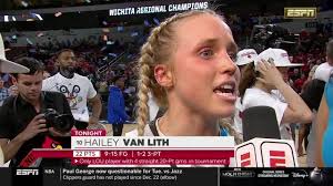 Hailey Van Lith Interview After Her 4th STRAIGHT 20 Point Game, Louisville  Celebrates Final 4 Berth