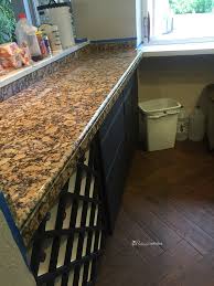 But that period stopped recently and tile counters became fashionable again. This Dated Granite Countertop Looks Like Marble Now Just By Using Paint