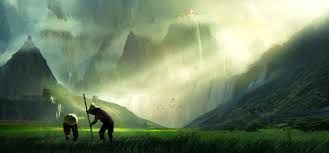 Working on a new location for our art rpg activity here: Fantasy Landscape Concepts That Are Awe Inspiring Forever