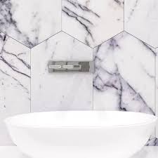 Look through lilac bathroom pictures in different colors and styles and when you find. Bathroom Tile Lilac Oblong 59 Ionic Stone Wall Marble Hexagonal