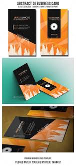 A disc jockey should be proud enough of his/her music to let the crowd hear them, so should your dj business card. Abstract Dj Business Card Template Creative Business Dj Business Cards Minimalist Business Cards Business Card Branding