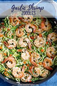 Zucchini Noodles With Shrimp Recipe Zoodle Recipes Delicious Healthy Recipes Zoodles