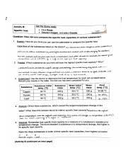 1 calorimetry lab gizmo answer key free pdf ebook download: Calorimetry Lab Gizmo Answers Pg4 Jpeg Activity B Get The Gizmo Ready Specific Heat Click Reset Deselect Copper And Select Granite Question How Can Course Hero