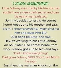 I Know Everything Little Johnny Funny Joke Humor Funny Long Jokes Long Jokes Jokes Funny jokes, stories & riddles, book 2.