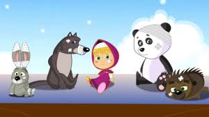 Masa Ile Koca Ayi Turkce Bes Kucuk Maymun Ziplamis Yatakta Turk Cocuk Sarkilari Turkish Rhymes Youtube