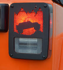 Jeep Wrangler Mountain Taillight Guards Jt11b