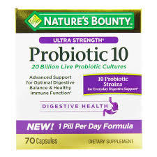Why chews us over the other guys? Nature S Bounty Probiotic 10 70 Capsules 1 Pill Per Day Formula Evitamins Com