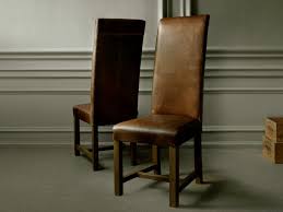 Tall Straight Back Leather Chair Indigocollections Cowhide Chair Dining Chairs Indigo Furniture