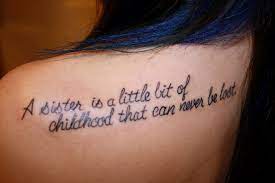 The relationship between sisters is special. In Memory Of My Sister 3 Matching Sister Tattoos Sister Tattoos Sibling Tattoos