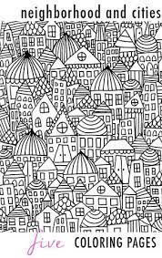 Set off fireworks to wish amer. Neighborhood And Cities 5 Coloring Pages Alisa Burke