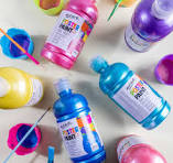 Poster Paint 500ml (16.91 US fl.oz) - Metallic Yellow