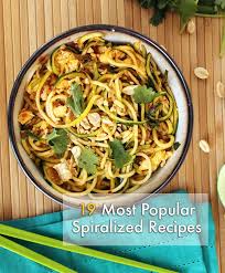 From zucchini to carrots, you can spiralize it all! Inspiralized 19 Most Popular Spiralized Recipes