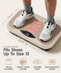 Plataforma Vibratória Revomadic Revo Wave Com Luz Vermelha E | Frete grátis