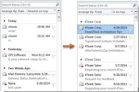 When i open the addres book the folders are shown in the left column nicely in alphabetical order. How To Sort Emails By Sender In Outlook