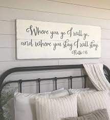 We did not find results for: Bedroom Wall Decor Where You Go I Will Go Wood Sign Bedroom Sign This Sign Is Appx 48 Wi Master Bedroom Remodel Remodel Bedroom Master Bedroom Wall Decor