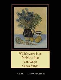 Pattern based on the oil painting by vincent van gogh. Wildflowers In A Majolica Jug Van Gogh Cross Stitch Pattern