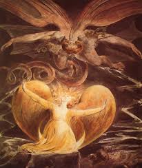 The Great Red Dragon And The Woman Clothed In Sun William Blake Regency Bicentennial The Last Days Of The Woman Clothed With The Sun Via Kathryn Kane At The William Blake Art William Blake Paintings Red Dragon Painting