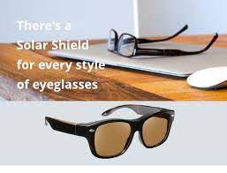 No Matter What Size Or Shape Eyeglasses You Have There S A Solar Shield That Fits Over Them Solar Shields Fit Over Sunglasses Sunglasses Uv Protection