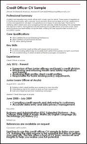 I have worked as a junior staff in various stores here in pennsylvania that offer similar services. Credit Officer Cv Example Myperfectcv
