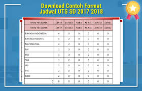 File ini aku bagikan khususnya untuk membantu panitia ppdb baik tingkat sd, smp, dan sma/smk dalam menciptakan program kerja. Download Contoh Format Jadwal Uts Sd 2017 2018 Operator Sekolah