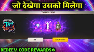 Free fire redeem code is given here for free! Tri Series Rewards Classificacao Serie B