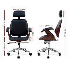 Measuring, marking and cutting the wood. Artiss Wooden Office Chair Computer Gaming Chairs Executive Leather Black Spillarosales