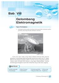 Gelombang radio memiliki panjang gelombang yang paling panjang dan frekuensi yang paling kecil serta berada dalam rentang yang luas antaran hz hingga gigahertz. 09 Bab 8