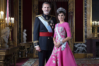 Felipe VI y Letizia encarnan el ideal clásico de máxima belleza | Casa Real
