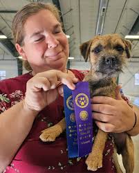On day 8 of a 10 day show, Blanche won her first Major!!!