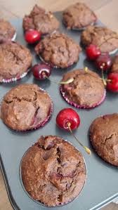 Schokoladige Kirschmuffins Vegan Rezept Kirschmuffins Zuckerfreie Muffins Und Gesund Backen