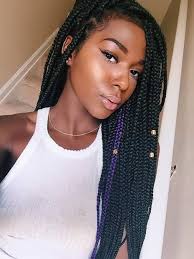 Black Box Braids Hairstyles 51 Hot Poetic Justice Braids Styles Stayglam Braids Hairstyles Pictures Colored Braids Braided Hairstyles