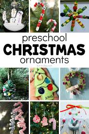 Christmas decorations for preschoolers to make. Preschool Christmas Ornaments Kids Can Make Fun A Day