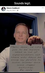 Sounds legit. Glenn Goddard Aug 25, 2021 trello dear, aA like to be Aware  that AA