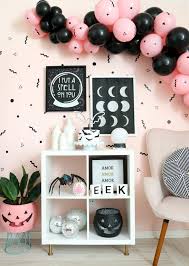 Pink And Black Mystic Halloween Party A Kailo Chic Life Pink Halloween Birthday Halloween Party Halloween Baby Shower